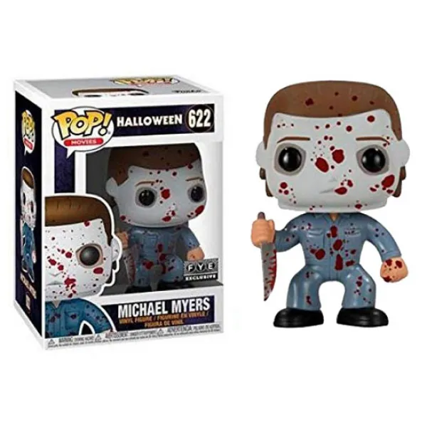 FUNKOPOP 달빛 광심 당황함 공포 영화 광대 부활함 전기톱으로 혼을 놀라게 함 차치 피규어 열쇠고리, L