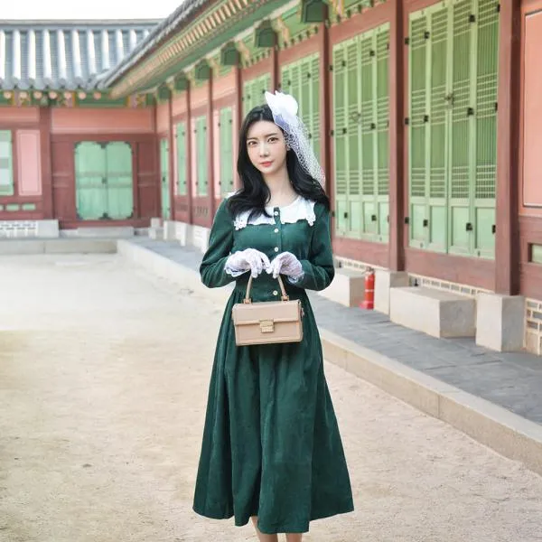 플로럴 경성의복 개화기의상 개화기의상 경성의상 경성시대옷 개화기패션 개화기옷 개화기원피스 경성시대 레트로의상 복고의상 경성시대의상