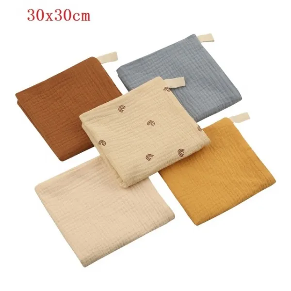 엠마켓 5건 세수수건 목욕타월 손수건 5pcs Style 4 묵인