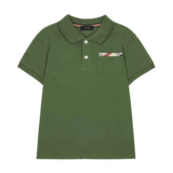 [현대백화점][닥스키즈목동점] 기본베이직카라티셔츠(DQM10TP01M_KK)체크배색기본베이직카라반팔티셔츠D