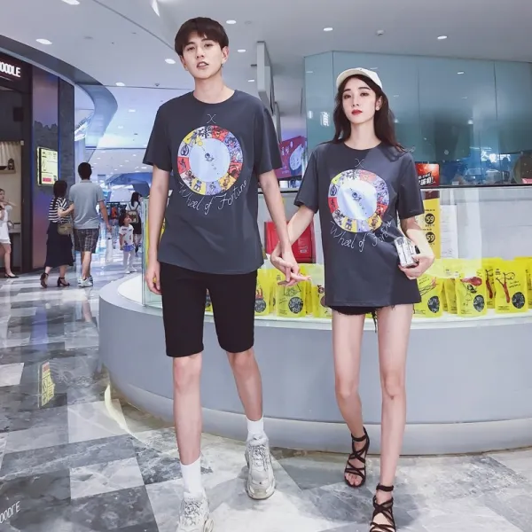 ZoneSHOP 커플티 반팔티 티셔츠 케를룩 남녀공용 단체티 면티XW 586688232685