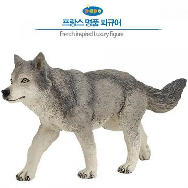 타임스글로벌 파포 동물 모형완구 늑대 53012 사물피규어