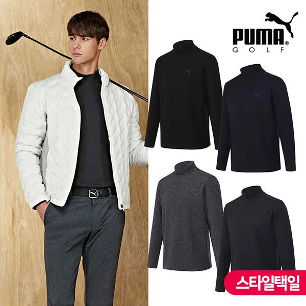 [이월] PUMAGOLF 푸마골프 웜웨어 모크넥 1종 남성용