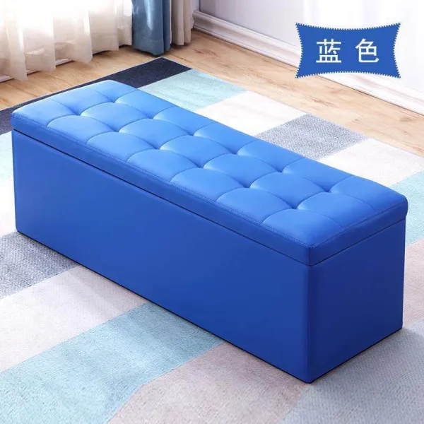 가죽 U 저축 기다리다 심플 없어 등받이 산산이 부서지다 휴식 구의자 신발을 바꾸다, 블루 롱 120 *와이드 40 *하이 묵인