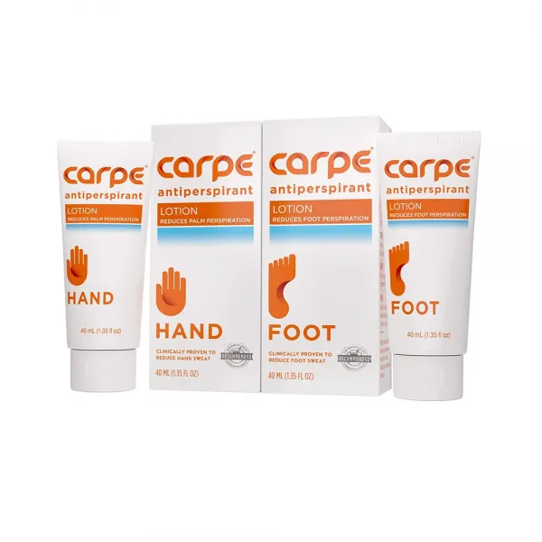 Carpe 핸드+ 풋 데오드란트 세트 다한증 땀억제 Antiperspirant SET, 1개