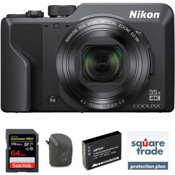 Nikon COOLPIX A1000 Digital Camera Deluxe Kit, 상세내용참조