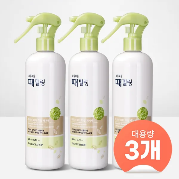 더페이스샵 보들보들 때필링 500ml (대용량) 3개, 3개, 500ml