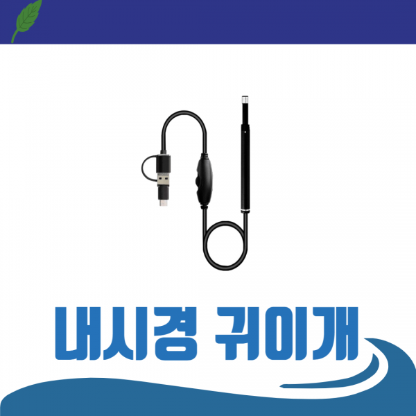 내시경 LED 귀이개 귀청소 귓밥 귀지제거 이어클리너 카메라 스마트폰연동 내시경귀이개