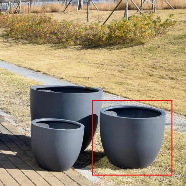 밖에두는 중형 FRP 단지 인테리어화분 베란다상추 식물키우기 가로수 옥상정원 집꾸미기 그린