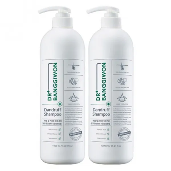 닥터방기원 댄드러프 비듬케어 탈모샴푸, 1000ml, 2개