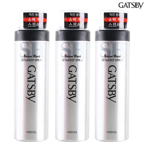 갸스비 셋앤킵 슈퍼하드 헤어 스프레이, 263ml, 3개