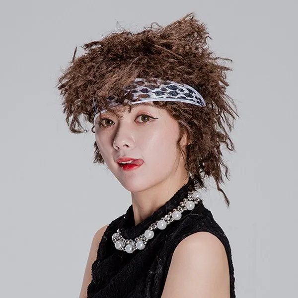  2개묶음 할인 원시인가발 원시인머리 여자가발 남자가발 폭탄머리 Jhcp 36922 연극 공연 파티용품 원시인가발