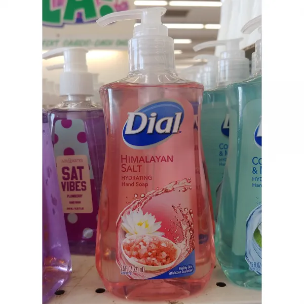 Dial Himalayan Salt Hydrating Hand Soap 다이얼 히말라얀 솔트 하이드레이팅 핸드 소프 7.5oz(221ml) 4팩, 1개