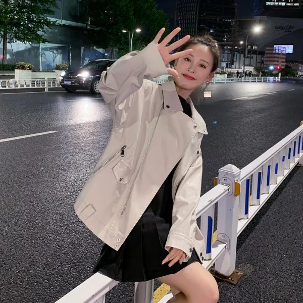 Okseller1 시티 데일리룩 버튼 캐주얼 자켓