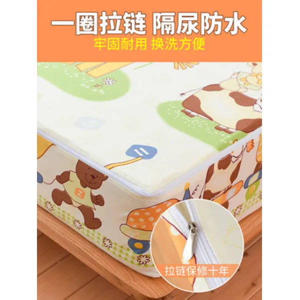 Deliken 매트리스 방수커버 6면 풀집업 방수베트 싱글 방뇨 커버 미끄 ST-000045007, 01 120x200cmx15cm