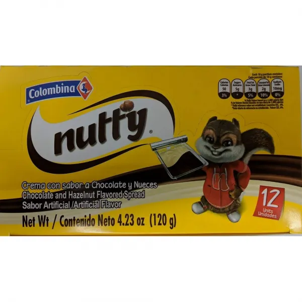 Colombina Nucita 낫티 12 학점팩 5.9oz 168 Grs 12 Unidades 선택 상세설명참조