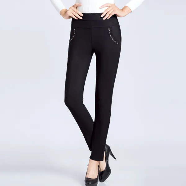 여자골덴바지 가을겨울옷 중년노년여성 바지캐주얼 팬츠 신축성 바지라지사이즈 하이웨스트 탄력 어머니바지