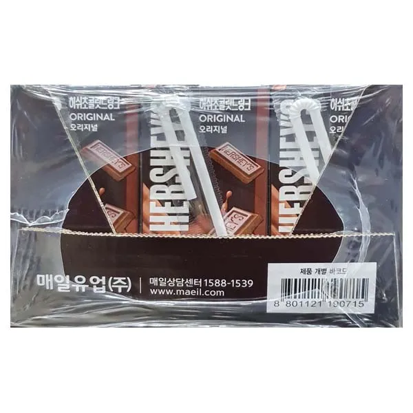 허쉬 초콜릿드링크 오리지널 190ml x 24개, 단일상품