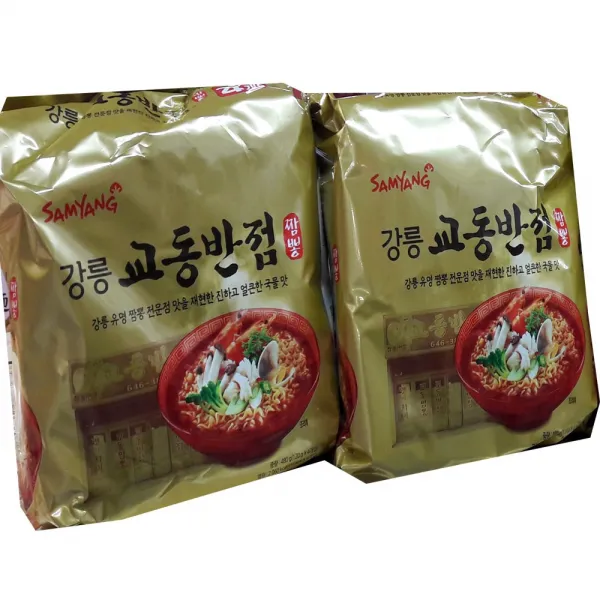 삼양 강릉교동반점짬뽕라면480g(120g X 4입) 2팩 총8봉, 1개