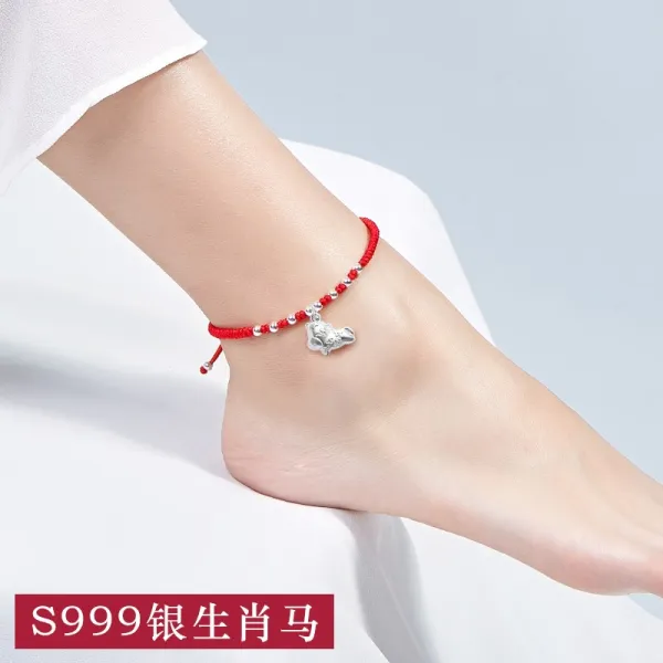 999 띠붉은 끈 발찌 여자