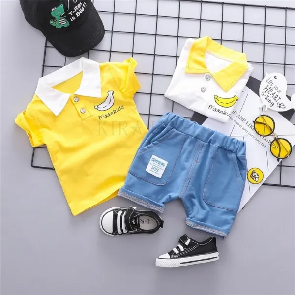 Kirahosi 히쿠 아동 키즈 여름 귀여운 상하 세트복 패션 Zm 41 Aql0qly