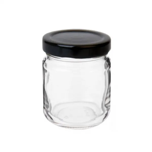 와인앤쿡 카페테리아 블랙 일자 유리밀폐용기 150ml(1P), free