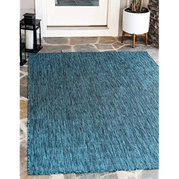 EOM Outdoor Solid Collection 캐주얼 과도기적 [5' 0 x 8' 0 Rectangle- Teal] - E04140192I98261, 5' 0 x 8' 0 Rectangle- Teal