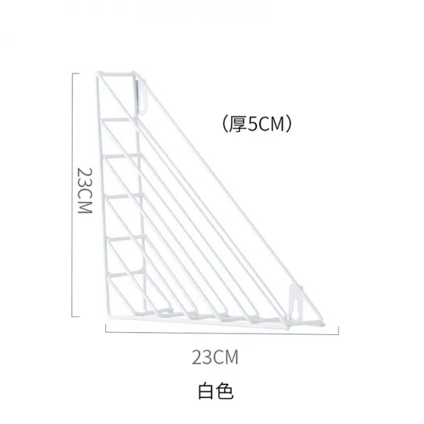 북스탠드 노르딕감성 홈카페 책상 장식 북유럽 인 스타일 기숙사 데스크톱 학생 책 스탠드 책상 장식 레이아웃 작은 개체 스토리지 랙, 흰색 벽걸이 책장