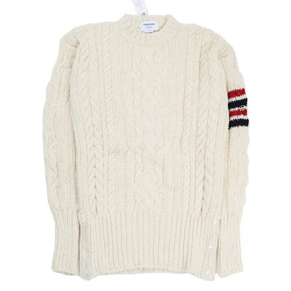  Pji 탐브라운 Mka233b 00278 100 사선 아란케이블 니트