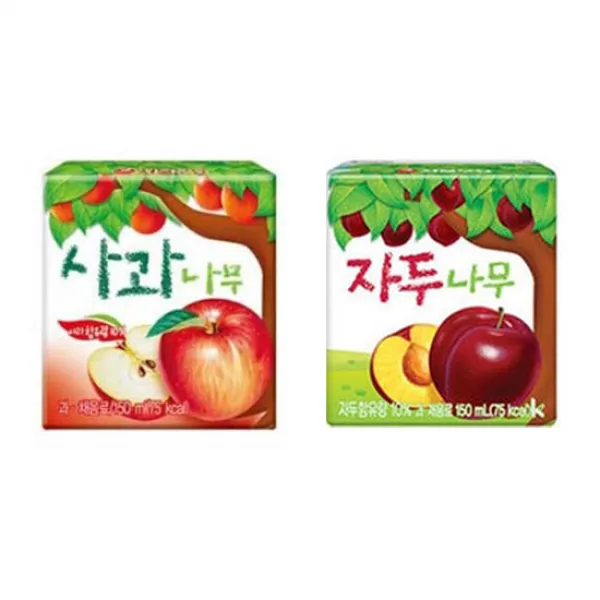 서울우유 150mlx48팩(사과나무24팩 + 자두나무24팩), 48팩, 150ml