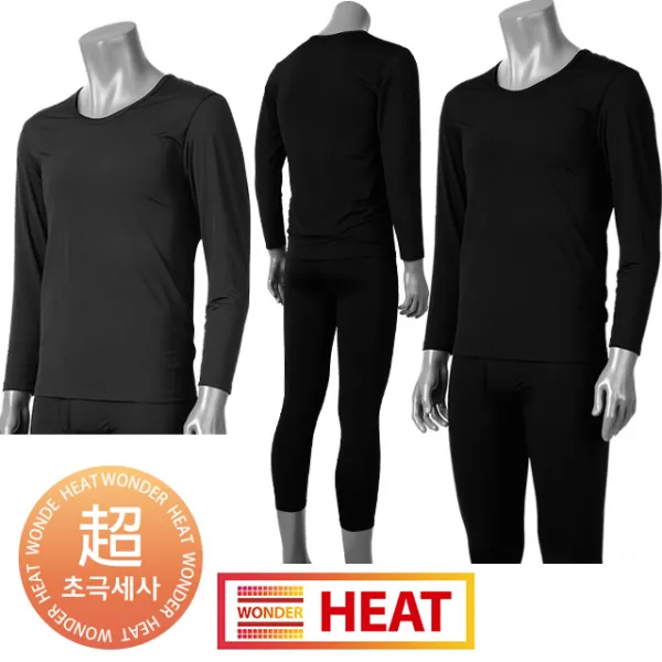 남성 히트텍 초극세사 기모보온상하세트