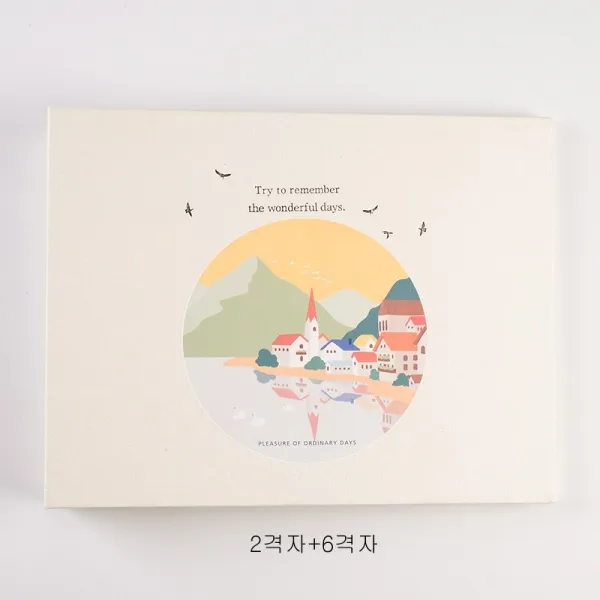 [해외 직송]뉴타임즈14 티켓 영화앨범 스크랩북 티켓 수집 클립 3인치 앨범 승차권 영화표 수납 XZ19 A22, 1개, 04 2격자+6격자