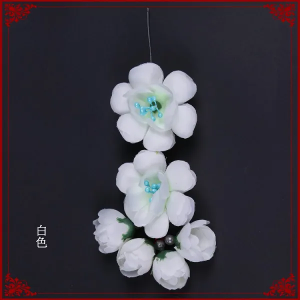 경극 희곡 연극 아가씨 계집종 화단 조단 블 꽃놀이 귀를 채우다 러플 꽃쌍두, 화이트