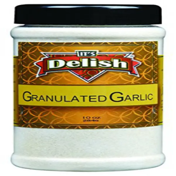 Granulated Garlic by Its Delish (Medium Jar) 중간 단지 낟알 모양의 마늘 Delish (중간 단지), 1