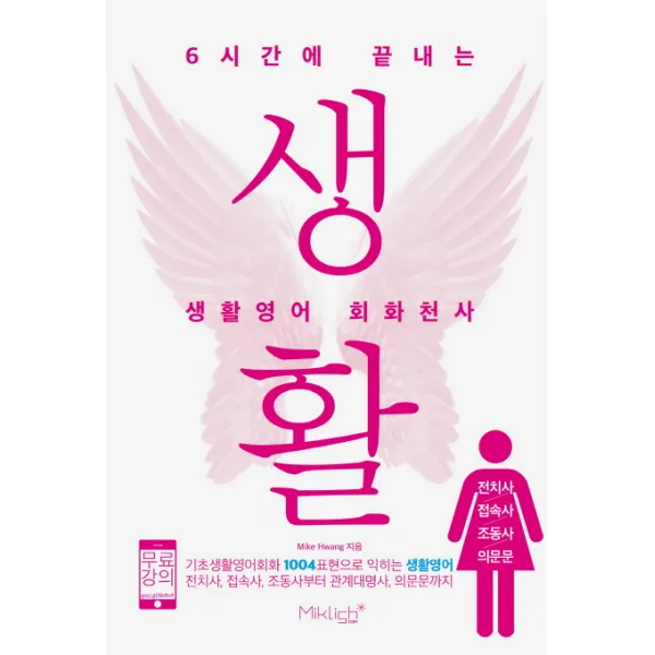 6시간에 끝내는 생활영어 회화천사: 전치사 접속사 조동사 의문문:기초생활영어회화 1004표현으로 익히는 생활영어, 마이클리시