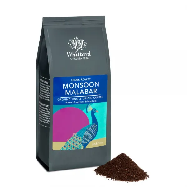 Whittard of Chelsea 몬순 말라바르 그라운드커피 밸브팩 200gX3개, 200g, 그라운드