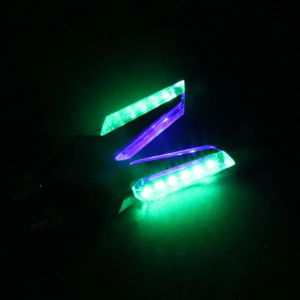 지평선 Led 크로스컨트리 12v 길거리에서 뛰다 방향 등 부품 커브를돌다 지시 나이 그린 _블루