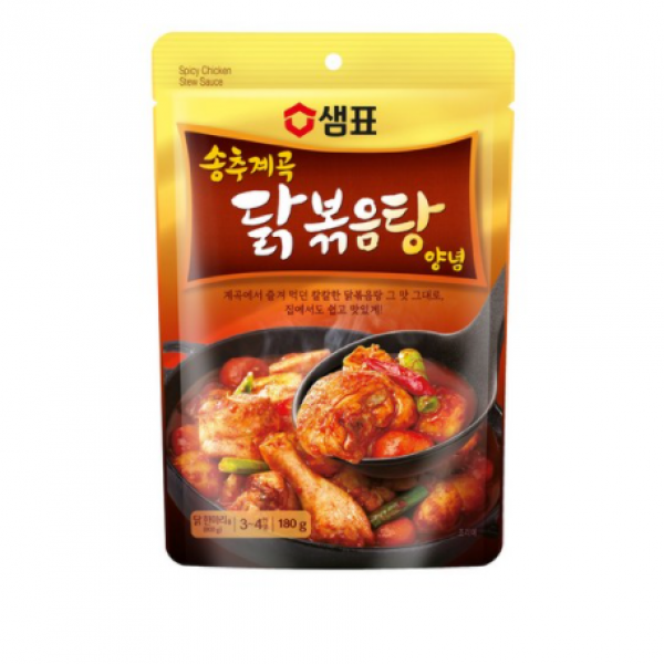 샘표 송추계곡 닭볶음탕 양념, 180g, 8개