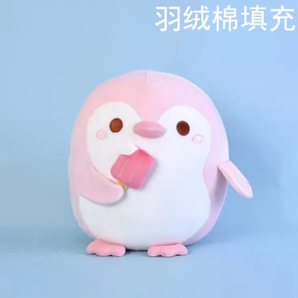 제드팦 펭귄 포말 나노 톨 소프트웨어 눈꽃송이 그림참조 오렌지 레드 8인치 눈덩이 팽귄