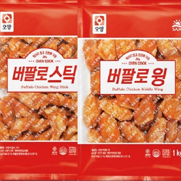 사조 오양 버팔로윙 1kg+버팔로봉 1kg, 1개