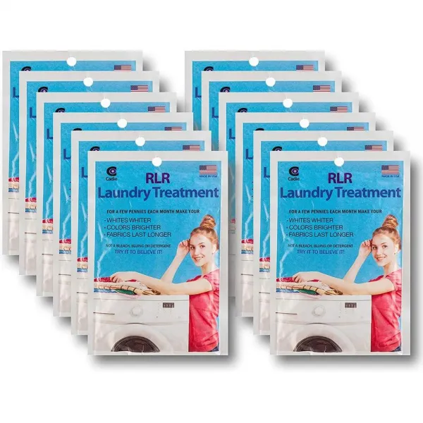 직구 RLR 천연 파우더 세탁 세제 리프레쉬 베이비 천 기저귀 곰팡내 나는 타월 운동복-무독성 무향 민감한 스킨용 (12 개입), 상세참조, 상세참조