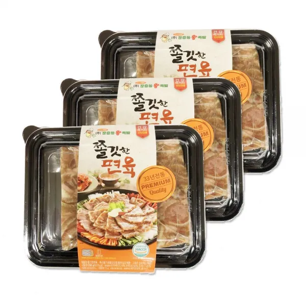 장충동왕족발 편육 200gx3세트, 3개, 200g