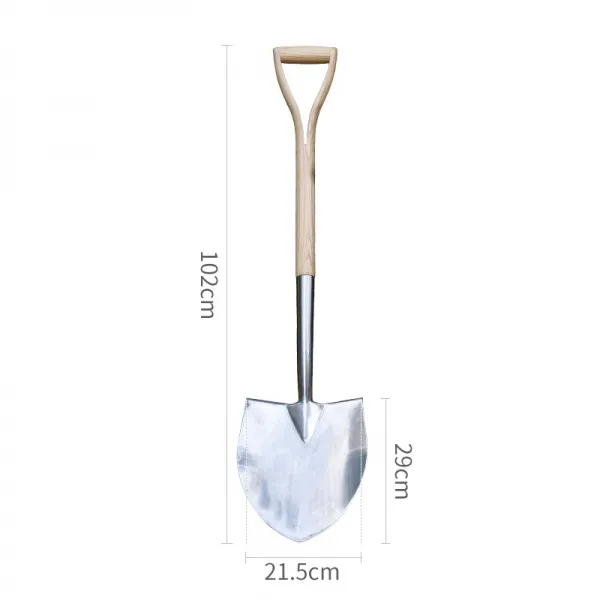 철삽 수동 사방수적람 원예 나무자루 스텐레스 뒤집다 토송토 흙을 폭폭 파다 옮겨심다 군용삽 가정용 3053112414, 수곡류 있음 어깨 큰 굽이 삽 롱 1