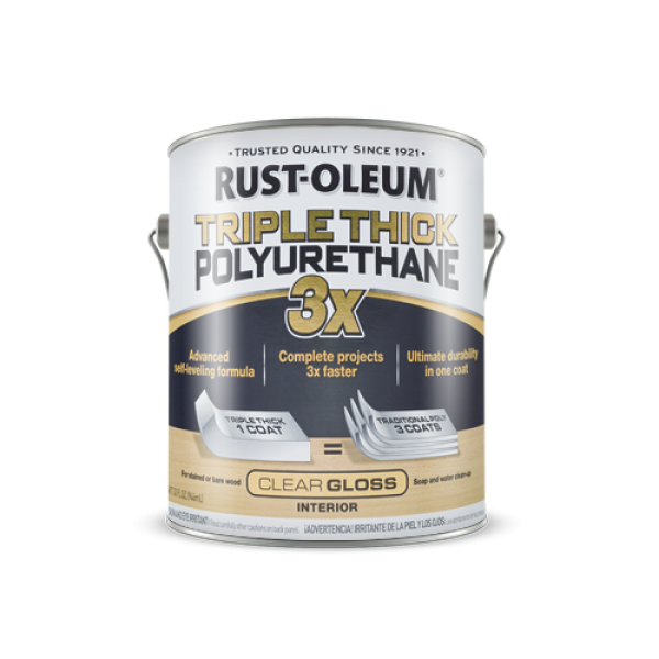 [RUST OLEUM] 3회칠을 한번에! 트리플틱 폴리우레탄 바니쉬 1L 광택 (MATTE)무광