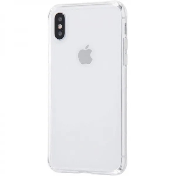 [충격] iPhone XS 케이스 유리 케이스 [네거리 에어 쿠션 구조 충격 흡수] [후면에 강화 알루미 노 실리, 1, 단일상품