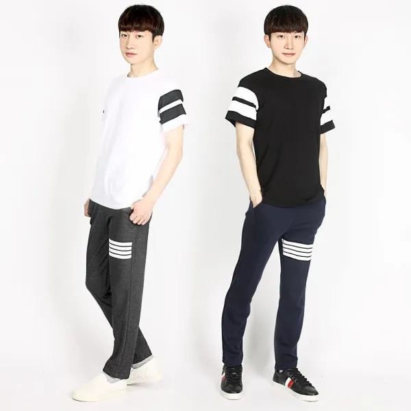 반팔 트레이닝세트 일상복 홈웨어 상하의 헬스 운동복