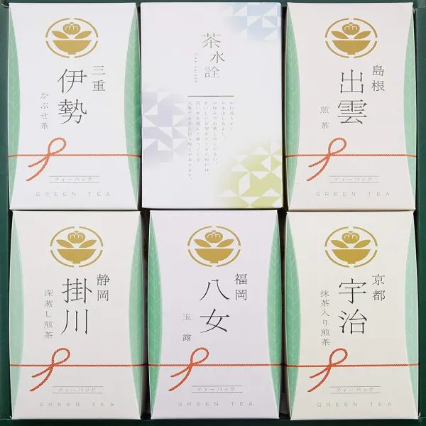 茶の国めぐり 茶水詮 緑茶ティーバッグ詰合せ TB-25 Q174-03 차 국가 순방 차 물 탐정 녹차 티백 힐 맞댐 TB-25 Q174-03, 1