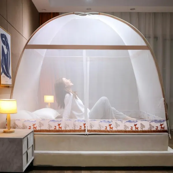 노설치 접이식 편리한 뜯어빨다 몽골 가방 기숙사 상하 깔다 엘로 매화조화꽃 사슴 커피 색상