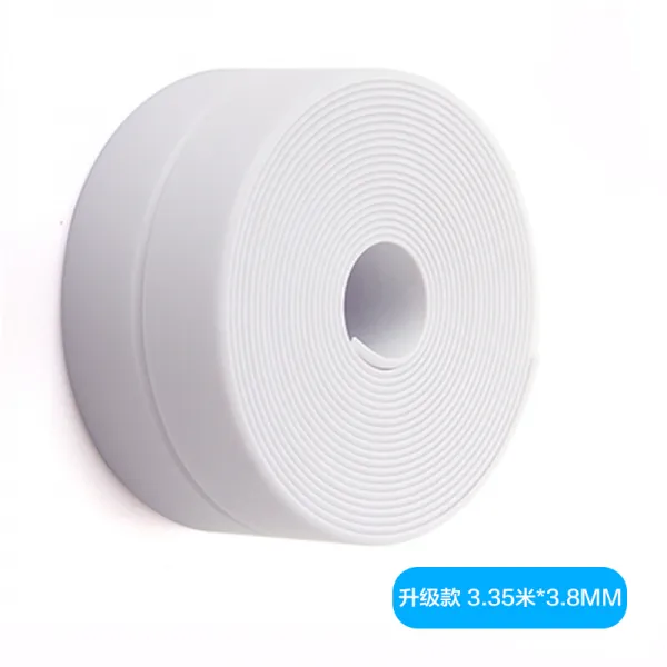 변기 바구니 바짝 바짝 바짝 붙다 앉다 변기 틈 스티커 변기 밑받침 포위 F4 흰색 3335*3.8cm, 상세페이지 참조