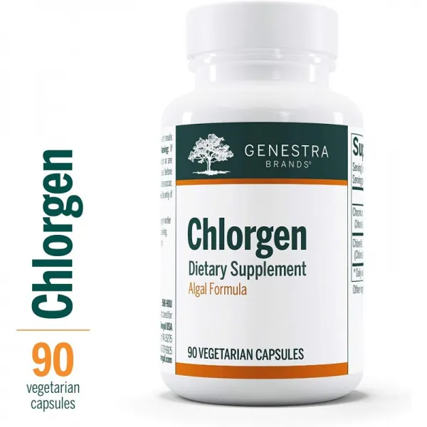 Genestra Brands-Chlorgen-클로렐라 피레 노이드 사식이 보충제-90 캡슐, 1